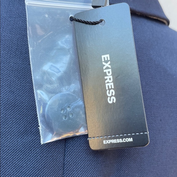 NWT- Express Navy Blue Vest Size L - Picture 10 of 14